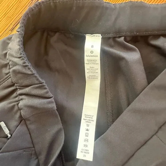 Lululemon NWOT Essential High-Rise Trouser in Black Size 8 - Picture 7 of 8